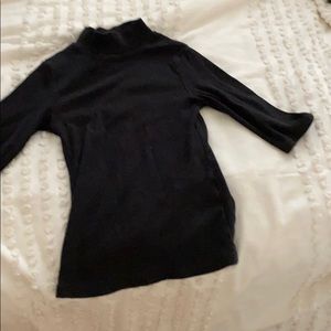 Black Zara ripped shirt